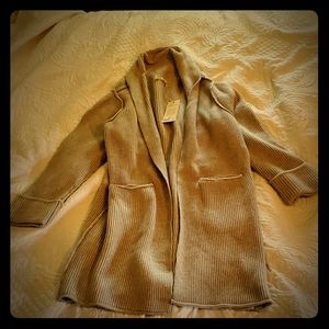 Elan Ribbed Pocketed Sweater Md